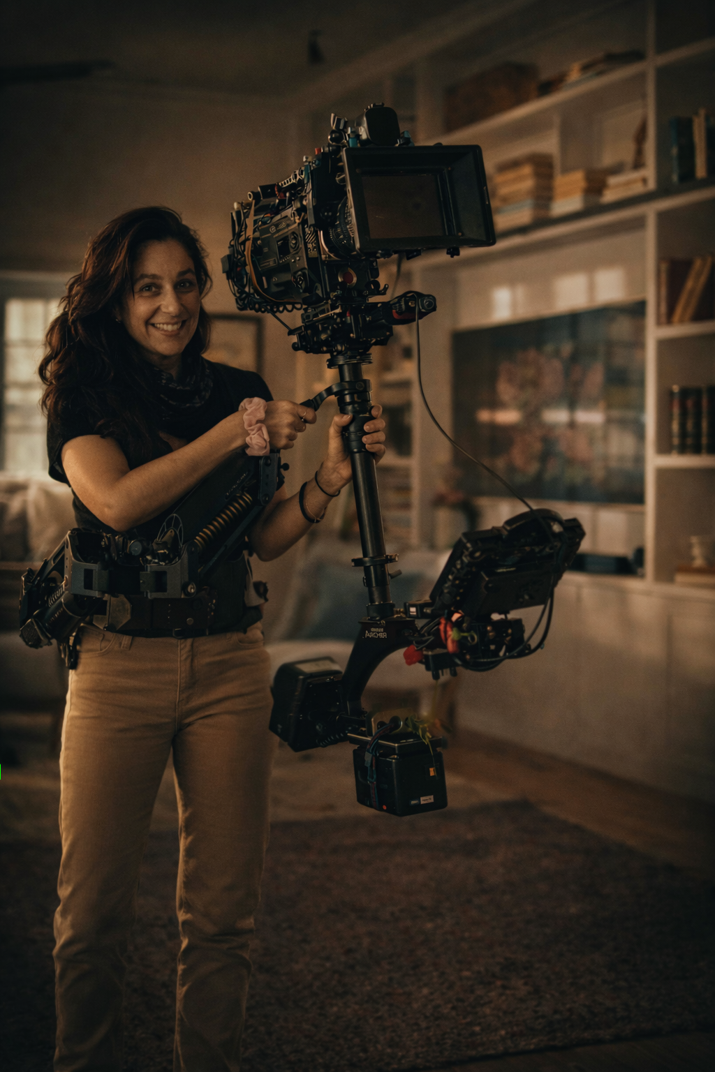 Rogue Rubin on set